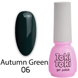Гель лак Toki-Toki Autumn Green №06,  5мл